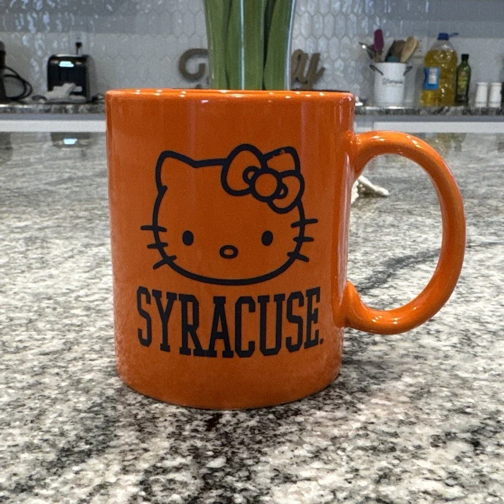 Hello Kitty Syracuse University Orange‎ Mug 2013 Sanrio Rare
